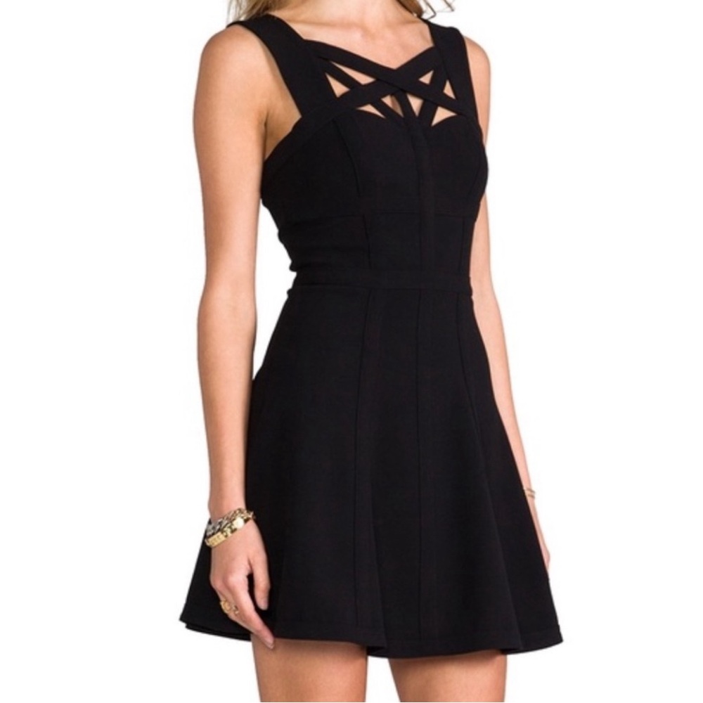 Black BCBG Yasminka Mini Dress